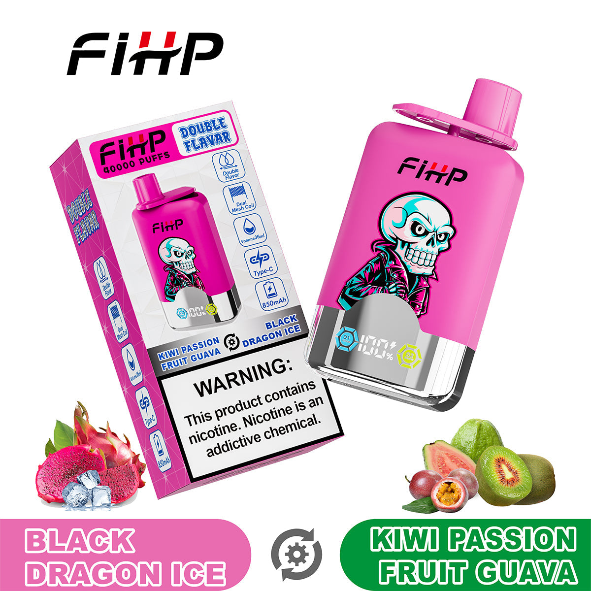 FIHP 40000 kétízű elektronikus cigaretta