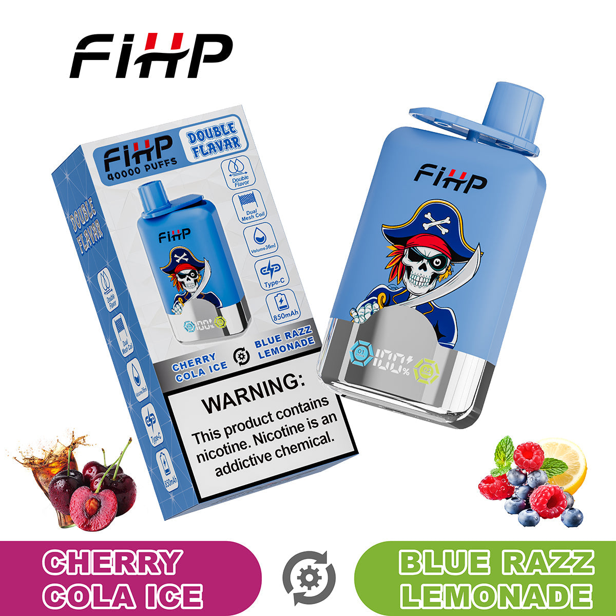 FIHP 40000 kétízű elektronikus cigaretta
