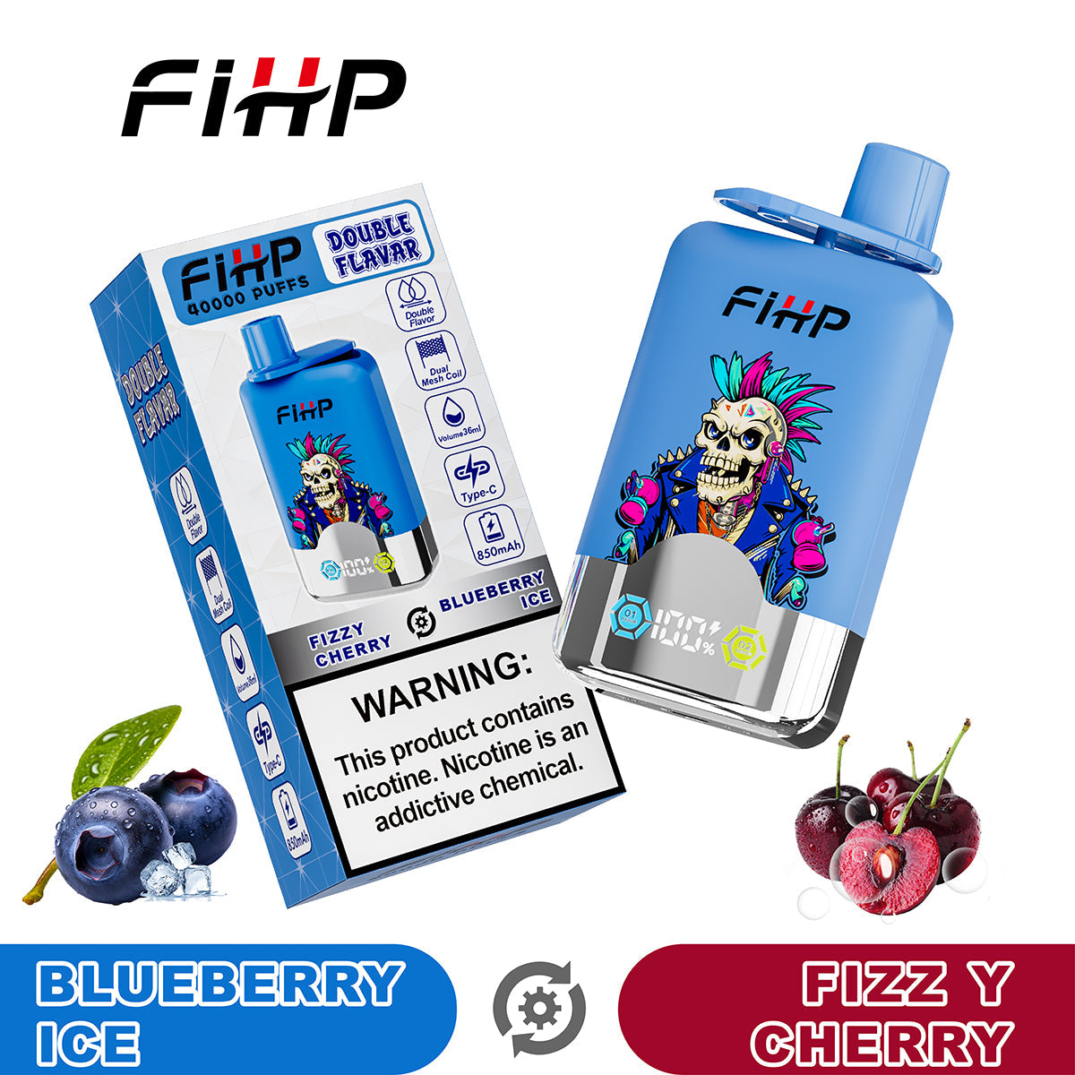 FIHP 40000 kétízű elektronikus cigaretta
