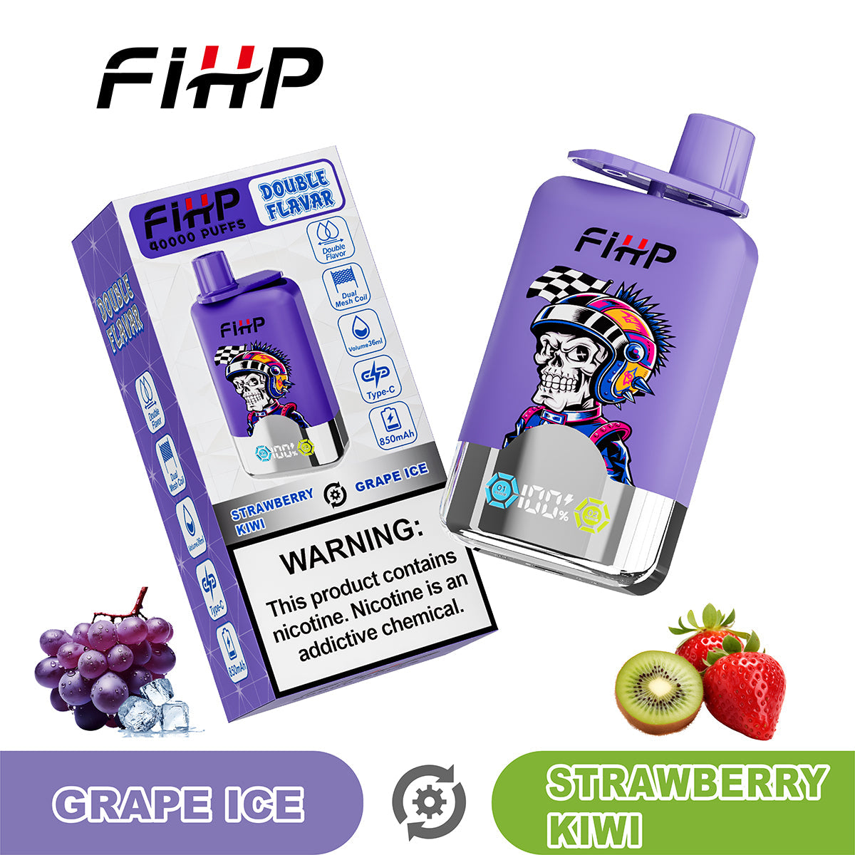 FIHP 40000 kétízű elektronikus cigaretta