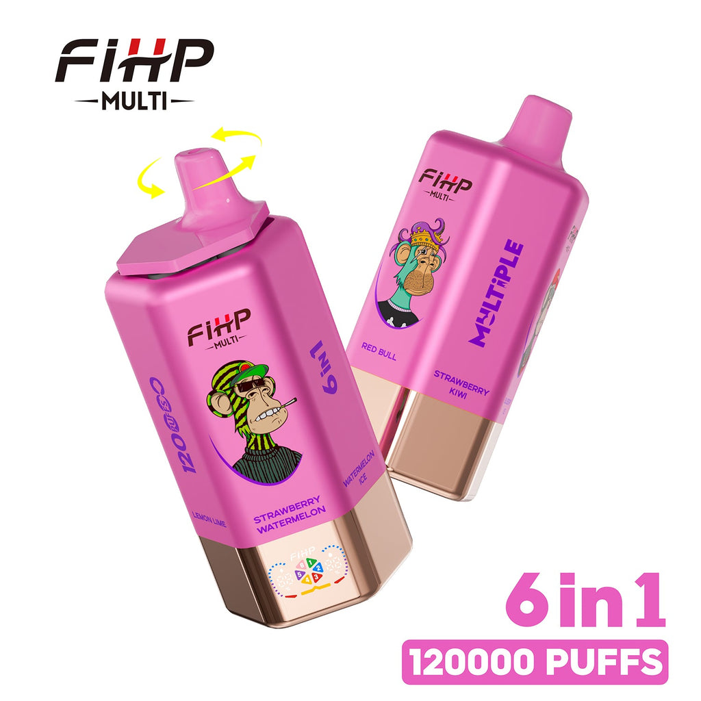 FIHP 120k Puffs 6in1 Többízű Vape (120,000 slukk)